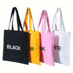 Wholesale Custom Logo Printing Canvas Tote <b>Bags</b> Advertising Women Portable Cotton Canvas Shopping <b>Bag</b> - Product Image 6