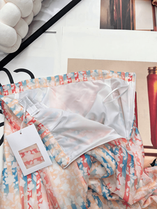 Falda Maxi de Cintura Alta con Volantes para Mujer, Falda Larga Fluida con Estampado en Línea A, Ropa Casual Elegante para el Día a Día y Ocasiones Especiales - Product Image 4