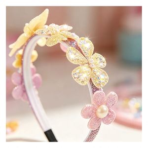 Custom Hairband <b>Craft</b> Kit Girls Mermaid Wings Crown <b>Gems</b> Flowers Creative Classroom Reward Party Favor Set Gift Pack - Product Image 5