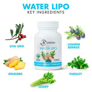 Cápsulas Vegetarianas Diuréticas Herbales Water Lipo, Cápsulas Diuréticas Vegetales, Cápsulas Duras de Vitamina B6 Water Lipo - Product Image 4