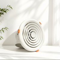 Ventilateur d'extraction mural de petite taille 6 pouces, design moderne, élimination des odeurs, ventilation
