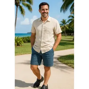 Sandales Huarache en cuir confortables pour hommes, antidérapantes, respirantes, plates, semelles en caoutchouc EVA, pieds nus, position supérieure - Product Image 5