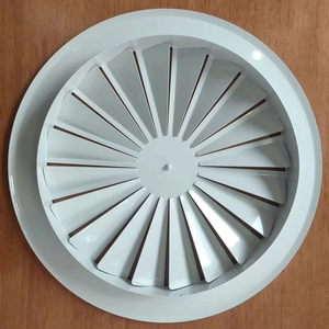 EZONG Air Supply Grilles <strong>Circular</strong> <strong>Ceiling</strong> Swirl <strong>Diffusers</strong> for High Room air Change Rates - Product Image 6