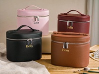 Pochette de voyage personnalisée et flexible avec fermeture éclair pour cadeaux de garçons d'honneur, kits promotionnels marketing et cadeaux d'incitation pour référés