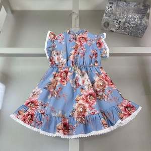 Nouvelle collection de vêtements pour enfants - Robe en mousseline de soie luxueuse pour filles - Silhouette en A respirante et lavable - Modèle le plus vendu - Product Image 2