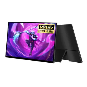 WUXGA 16:10 2.5K QLED 144hz IPS Display GFF Full Invisible Stand laminated Touch Screen Extender Portable Monitor
