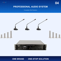 Speaker Kolom Tahan Air Luar Ruangan HKNC HG-GC3603 60W 100V PA Loudspeaker Paduan Aluminium IPX6