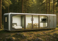 Maison capsule intelligente écologique Apple Cabin avec énergie solaire et design résistant aux intempéries pour la vie hors réseau