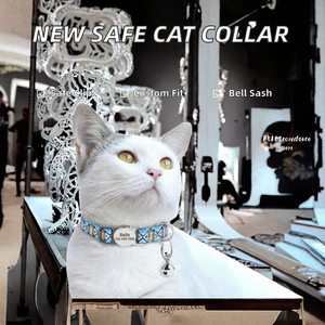 <span class=keywords><strong>2026</strong></span> 신상 베리 개인 맞춤형 안전 분리 버클 나일론 프린트 강아지 & 고양이 목줄 - Product Image 2