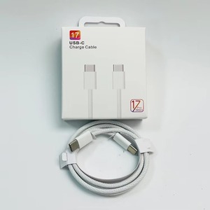 Wholesale 1M 60W PD <b>USB</b>‑C to <b>USB</b>‑C Braided Fast <b>Charging</b> High Speed Data <b>Cable</b> Durable Charger Cord for iPhone 15-17 Smartphones - Product Image 5