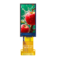 1,0-Zoll-TFT-HD-LCD-Bildschirm mit einer Auflösung von 120 x 240 IPS, 13-poliger, gelöteter SPI-Treiber-IC ST77912.