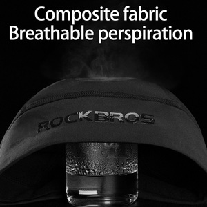 Chapeau de vélo d'hiver ROCKBROS, coupe-vent, chaud, en polaire thermique - Product Image 3