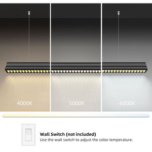 Lámpara Lineal LED Moderna para Oficina, 45W, Iluminación Arquitectónica Colgante, Lámpara de Aluminio Suspendida para Cocina y Oficina - Product Image 3