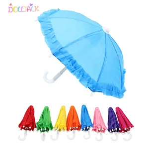 YIWU MISU Factory Handmade Colorful Dolls Umbrella Toys Dolls House Accessories