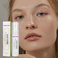 Spray Tonique Apaisant et Éclaircissant Personnalisé au LOGO pour Soins de la Peau à l'Arbre à Thé, Vitamine C, Acide Hyaluronique et Acide Salicylique, Hydratant et Séborégulateur