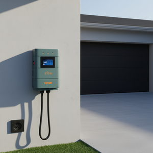 Cargador Inteligente para Vehículos Eléctricos Vevor, 11.5 Kw, 240V, Enchufe Nema14-50, Nivel 2, Interior/Exterior, Cable TPE de 24 Pies - Product Image 2