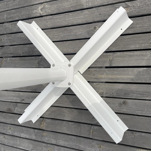<span class=keywords><strong>Sombrilla</strong></span> de Aluminio de Alta Calidad con Poste Central de <span class=keywords><strong>4</strong></span> <span class=keywords><strong>Metros</strong></span> Cuadrados para Hotel, Patio, Parque, Comedor al Aire Libre - Product Image 6