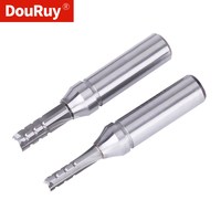 DouRuy 3 Mata Bor Lurus untuk Kayu, Mata Bor Router untuk Pengerjaan Kayu, Alat Pemotong Kayu, Mata Bor Router, End Mill