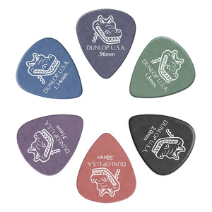 Púas de Guitarra Dunlop Serie 417 con Acabado Mate de 0.58mm a 2.0mm para Guitarra Acústica y Eléctrica, Púas Duraderas Hechas en EE. UU. - Product Image 1