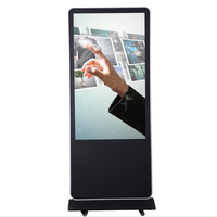 Pantalla Táctil Interactiva de 43 Pulgadas Todo en Uno con Soporte de Piso y Sistema Operativo Android para Hospitales, Hoteles, Centros Comerciales y Edificios Gubernamentales