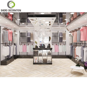 Tienda de ropa Diseño de interiores Tienda de bebés personalizada Unidades de exhibición Diseño de tienda de telas - Product Image 4