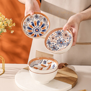 2025 CNY Bát Bộ Quà Tặng nhật bản đồ sành sứ 4.5 inch bát đặt bữa tối món quà cưới Bộ đồ ăn bằng gốm với bao bì Hộp quà tặng - Product Image 3