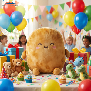 Almohada de Peluche Personalizada con Forma de Nuggets de Pollo Frito, Juguete de Peluche Adorable para Niños y Adultos, Regalos, Fabricación OEM/ODM - Product Image 5