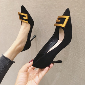 Zapatos de Tacón de Aguja de Cuero Dorado para Boda de Verano para Mujer en Color Champán, Estilo Chino, Zapatos de Novia con Tacón de Aguja, Sensación de Sofisticación - Product Image 1