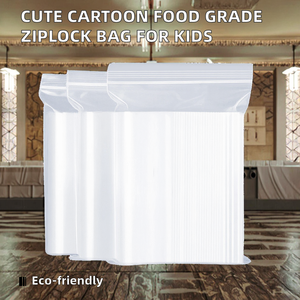 Sachet d'emballage en plastique imprimé en gravure, motif dessin animé, de qualité alimentaire, laminé, refermable, recyclable, pour enfants - Product Image 2