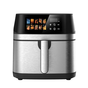 Friteuse à air numérique grande capacité 8L avec fenêtre visible, 1700W, cuisson saine sans huile, 10 préréglages, acier inoxydable - Product Image 1