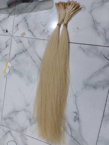 Punta de queratina italiana, pelo de calidad superior prepegado, cutícula, punta en U/punta plana/punta I, extensiones de cabello de 60 colores - Product Image 3