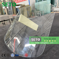 Pare-brise avant en verre feuilleté de sécurité pour tricycle TVS King, pièce de rechange OEM pour automobile