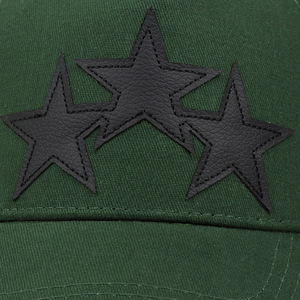 Casquette Trucker Unisexe Réglable en Cuir avec Patch Triple Étoile Tissé et Maille, <span class=keywords><strong>4</strong></span> Couleurs Classiques, Idéale pour l'Été, la Pêche et la Plage - Product Image 5