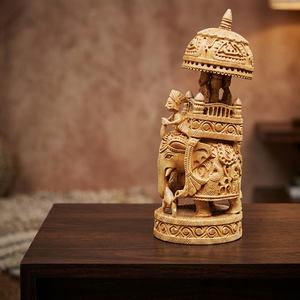 ช้าง Ambabari แกะสลักจากไม้จันทน์ - Product Image 3