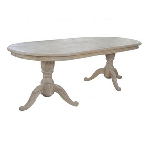 D1647-240 Cổ Pháp Truyền Thống Rắn Gỗ Bàn Ăn Làm Bằng Tay Chân Cơ Sở Nhiều Màu Sắc Tùy Chọn Đồ Nội Thất Nhà - Product Image 2