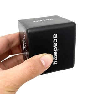 Chất lượng cao tùy chỉnh PU bọt tùy chỉnh Logo Đen <span class=keywords><strong>Cube</strong></span> vuông bóng căng thẳng cứu trợ đồ chơi - Product Image 4