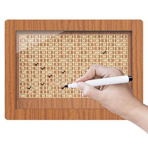 Tirelire pour adultes et enfants Tirelire en bois avec comptoir pour épargne axée sur les objectifs Organisation de stockage à domicile pour garçons filles - Product Image 6