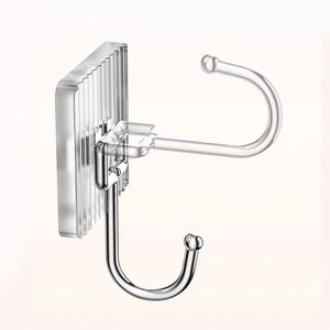 Multi-purpose Wall Organizer Hook Behind-door <b>Key</b> Cloth Hanger Hook Bathroom Robe Towel Holder <b>Rack</b> Kitchen Hardware Shelf - Product Image 4