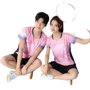 Hoogwaardig lichtgewicht ademend zomershirt voor dames en heren, multisport, korte mouwen, met verloopkleur - Product Image 5
