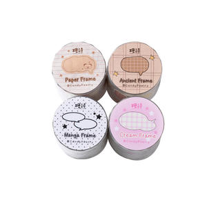 1 rouleau de ruban de boîte de dialogue Collection série Basic Ancient <span class=keywords><strong>Manga</strong></span> Frame Theme Handbook DIY Loop Stickers - Product Image 5