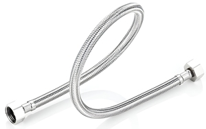 <span class=keywords><strong>Tuyau</strong></span> d'alimentation en laiton SUS 304 avec écrou G1/2, longueurs 40cm, 50cm, 60cm, 80cm, 90cm, pour <span class=keywords><strong>robinet</strong></span> à code unique - Product Image 3