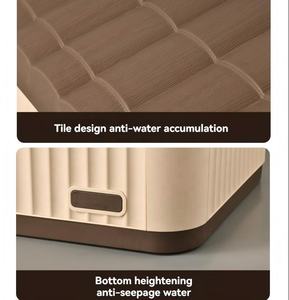 บ้านสุนัขกันความร้อนทนต่อทุกสภาพอากาศใช้ในฤดูหนาวมีหลังคากันการเคี้ยวสำหรับสวนหลังบ้านใช้สุนัข - Product Image 3