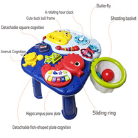 Bao Han Baby Early Childhood Education Baby Toys Montessori Baby Basketball Hoop Electronic Game Table