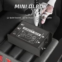 AOSHEN Mini Boîtier DI Audio Passif Mono 1 Canal Modèle DI-1 pour Guitare Basse Faible Bruit Studio Spectacles Guangdong Chine