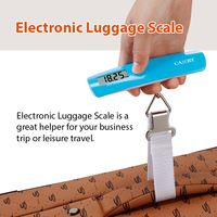 Pèse-Bagages Électronique Coloré pour Éviter les Excédents, Balance Numérique Portable pour Valises de Voyage