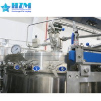 Máquina Automática para Llenado de Bebidas Carbonatadas, Máquina Embotelladora de Refrescos y Agua Carbonatada 3 en 1