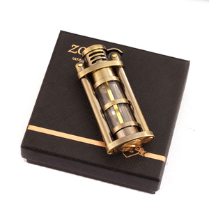 Encendedor de Queroseno <span class=keywords><strong>ZORRO</strong></span> <span class=keywords><strong>Serie</strong></span> 652, Encendedor de Aceite Transparente, Encendedor Vintage con Rueda de Moler, Encendedor de Cigarrillos - Product Image 5