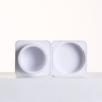 Pots en plastique PP personnalisés 5g à 50g mini conteneurs en blanc noir et transparent pour gel UV et crème pour les yeux