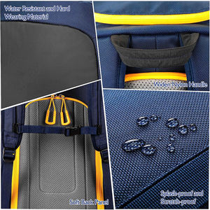 Mochila Impermeable para Botas de Esquí y Snowboard, Disponible en Varios Tamaños (50L/70L), con Compartimentos para Casco, Esquís y Accesorios - Product Image 5