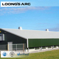 Diseño Moderno de Granja Avícola Prefabricada con Estructura de Acero para 1000 Gallinas